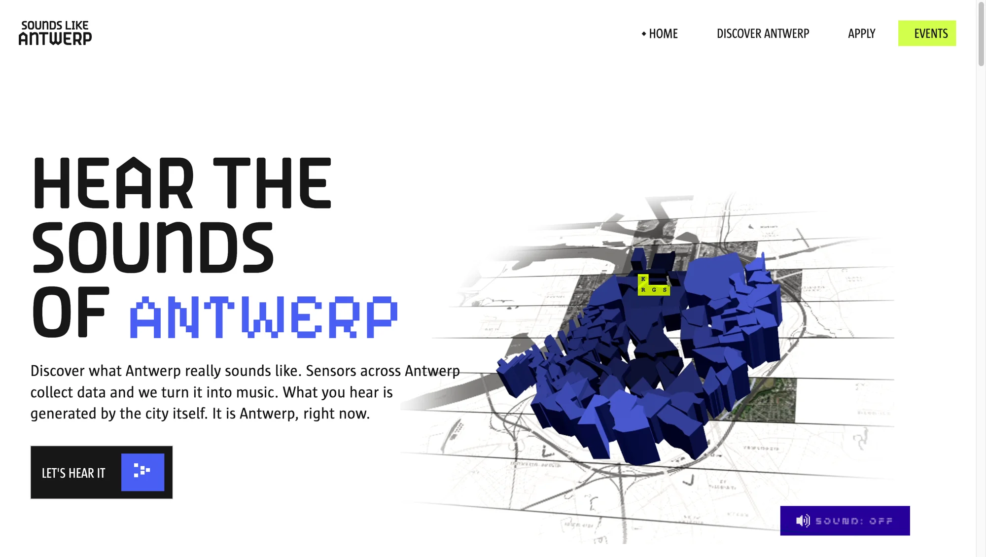 Home page: Hear the sounds of Antwerp