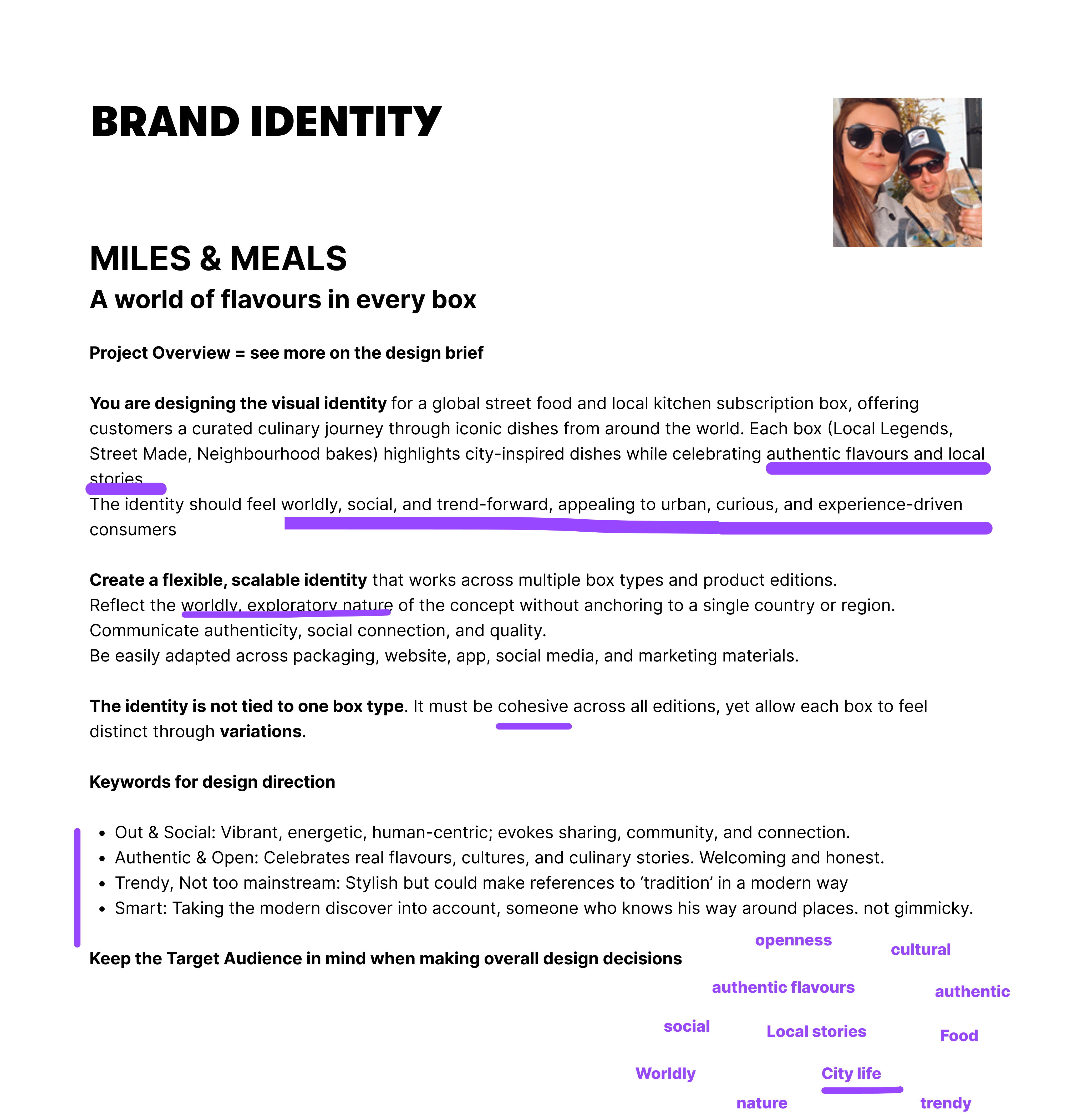 Miles & Meals open box mockup